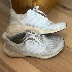 White Adidas Ultraboost Sneakers